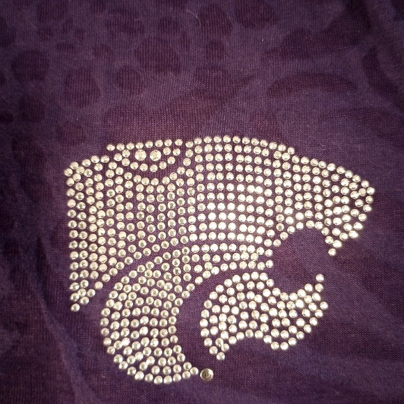 Royal purple Kansas State University Burnout - Picture 2 of 3